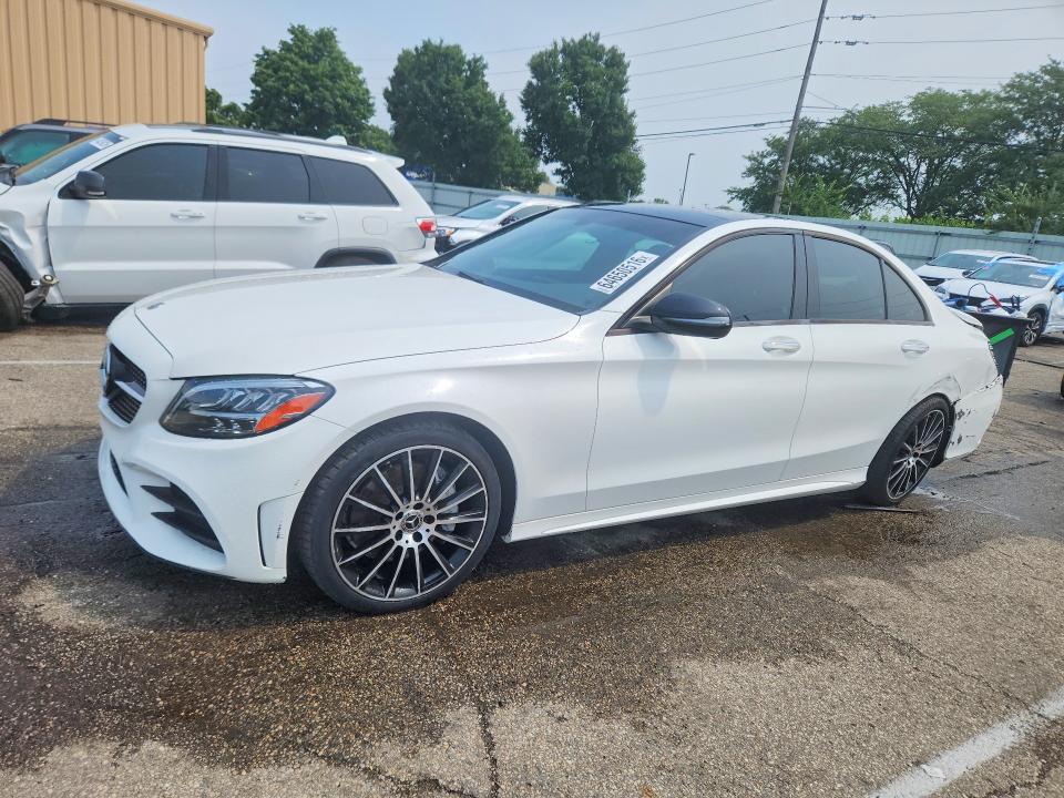 2019 Mercedes-benz C მანქანა იყიდება აუქციონზე, vin: 55SWF8EB1KU319105, აუქციონის ნომერი: 64650516