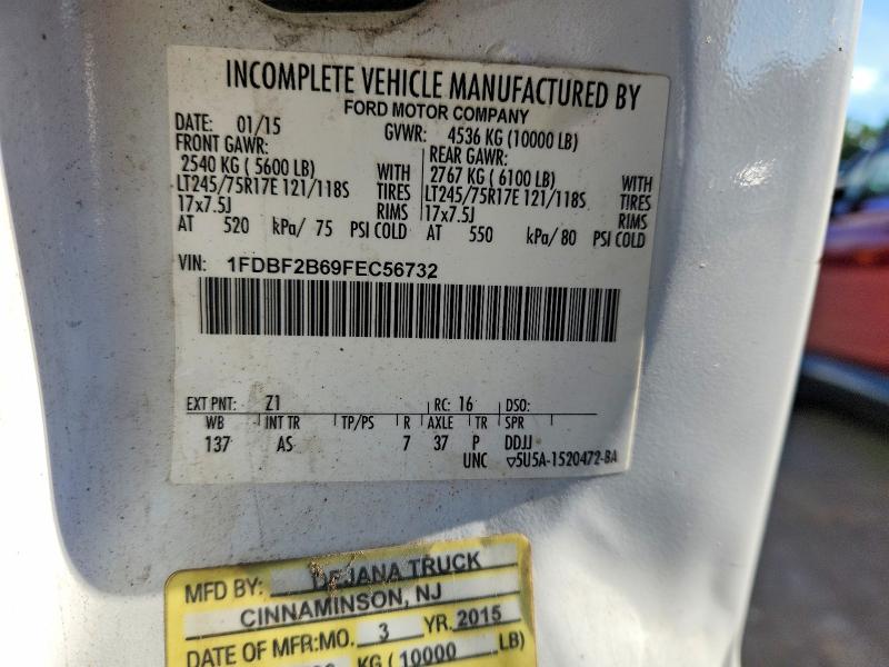 Aukcja sprzedaży 2015 Ford F250, vin: 1FDBF2B69FEC56732, numer aukcji: 66805416