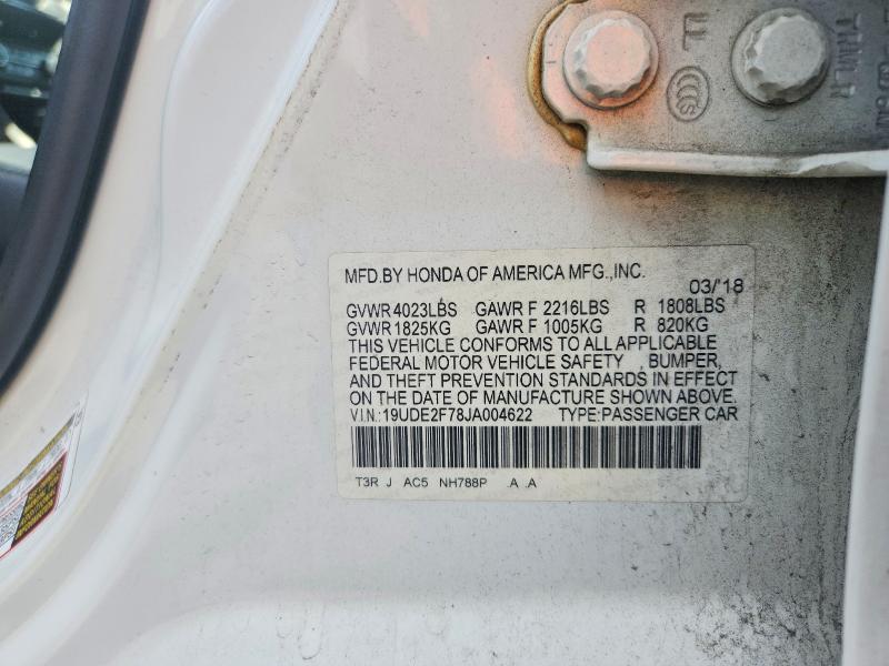 Продаж на аукціоні авто 2018 Acura Ilx, vin: 19UDE2F78JA004622, номер лоту: 66225846