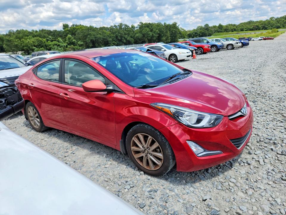 2015 Hyundai Elantra მანქანა იყიდება აუქციონზე, vin: KMHDH4AE1FU277796, აუქციონის ნომერი: 63950216