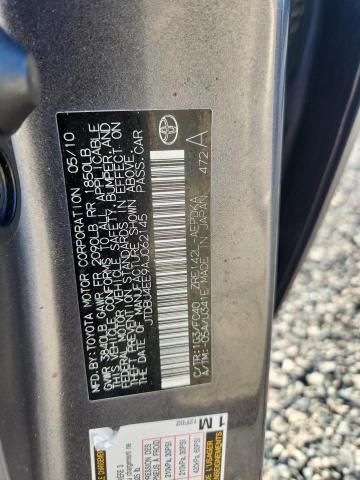 65674016 :رقم المزاد ، JTDBU4EE9AJ062145 vin ، 2010 Toyota Corolla مزاد بيع