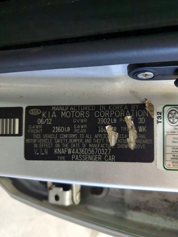 Продаж на аукціоні авто 2013 Kia Forte, vin: KNAFW4A36D5670327, номер лоту: 63478066