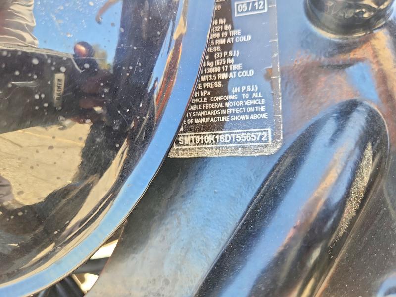 63249016 :رقم المزاد ، SMT910K16DT556572 vin ، 2013 Triumph Motorcycle Bonneville مزاد بيع