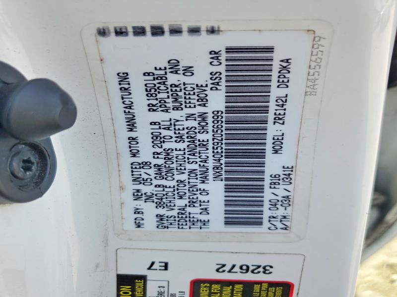 Aukcja sprzedaży 2009 Toyota Corolla, vin: 1NXBU40E59Z056999, numer aukcji: 65154856