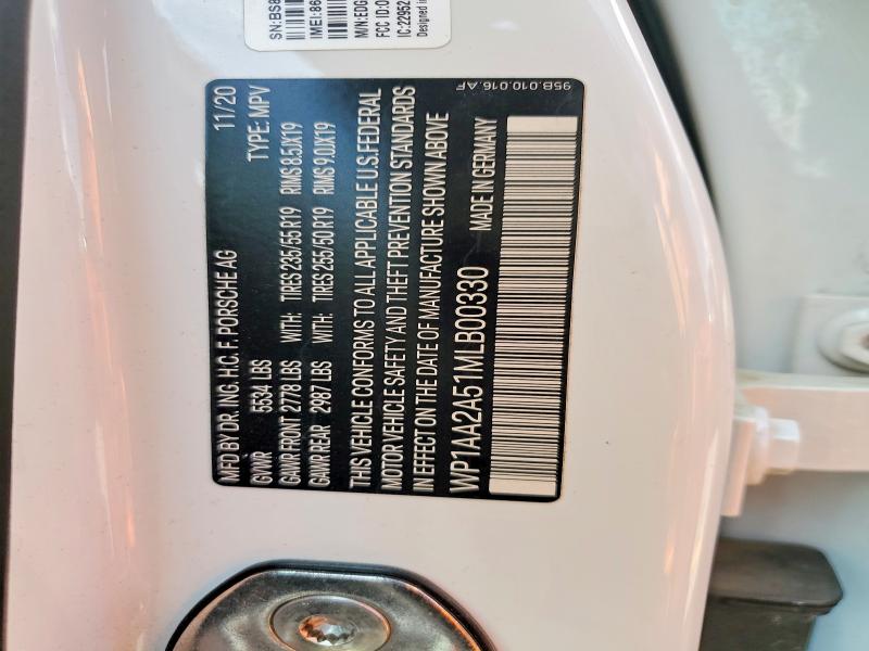 Продажа на аукционе авто 2021 Porsche Macan, vin: WP1AA2A51MLB00330, номер лота: 67123556
