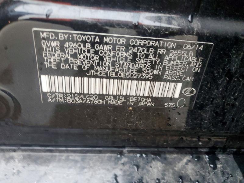 64855426 :رقم المزاد ، JTHCE1BL0E5027395 vin ، 2014 Lexus Gs مزاد بيع