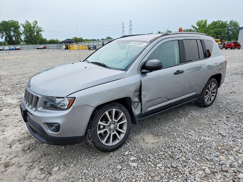 2016 Jeep Compass მანქანა იყიდება აუქციონზე, vin: 1C4NJCBA1GD785383, აუქციონის ნომერი: 64639666