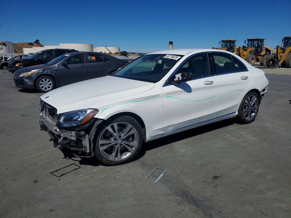 2017 Mercedes-benz C მანქანა იყიდება აუქციონზე, vin: 55SWF4JB9HU209989, აუქციონის ნომერი: 66778526