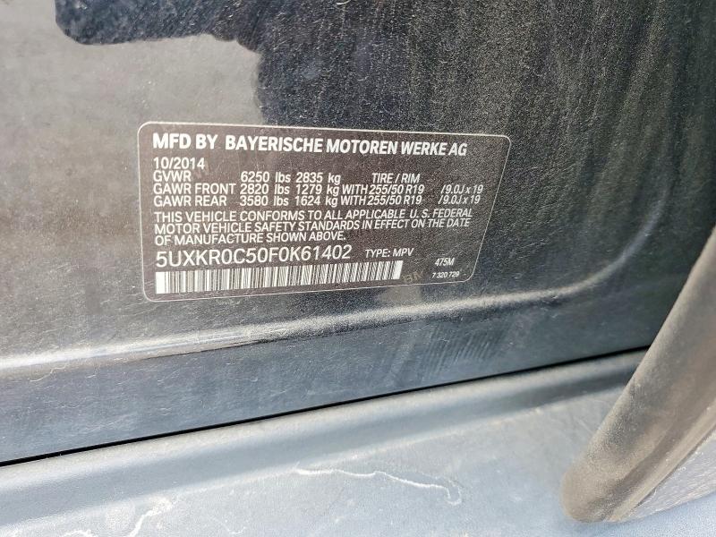 Продаж на аукціоні авто 2015 Bmw X5, vin: 5UXKR0C50F0K61402, номер лоту: 66221956