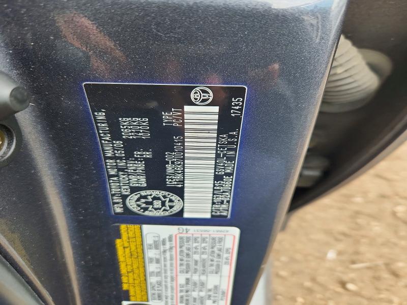 Aukcja sprzedaży 2007 Toyota Camry, vin: 4T1BK46K97U010415, numer aukcji: 63654926
