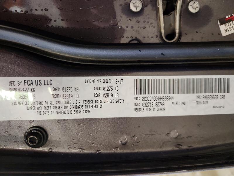 Aukcja sprzedaży 2017 Chrysler 300, vin: 2C3CCAGG4HH606944, numer aukcji: 64569426