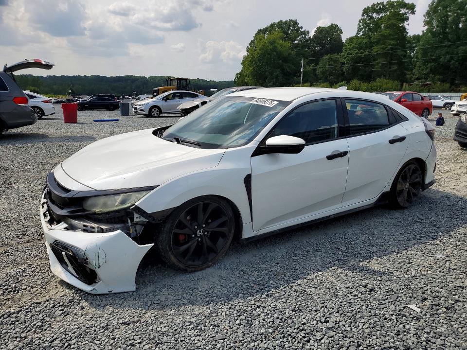 64895276 :رقم المزاد ، SHHFK7H45HU407277 vin ، 2017 Honda Civic مزاد بيع