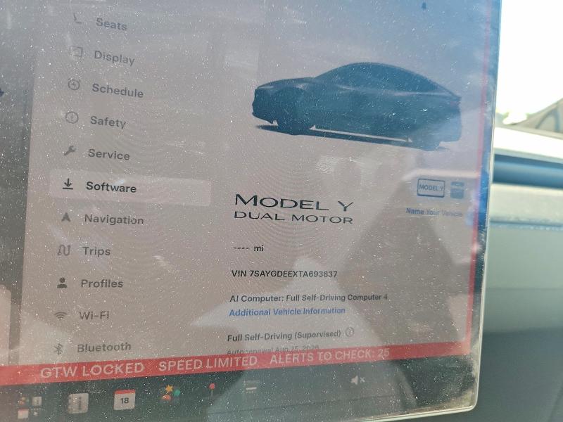 Aukcja sprzedaży 2026 Tesla Model Y, vin: 7SAYGDEEXTA693837, numer aukcji: 64451116