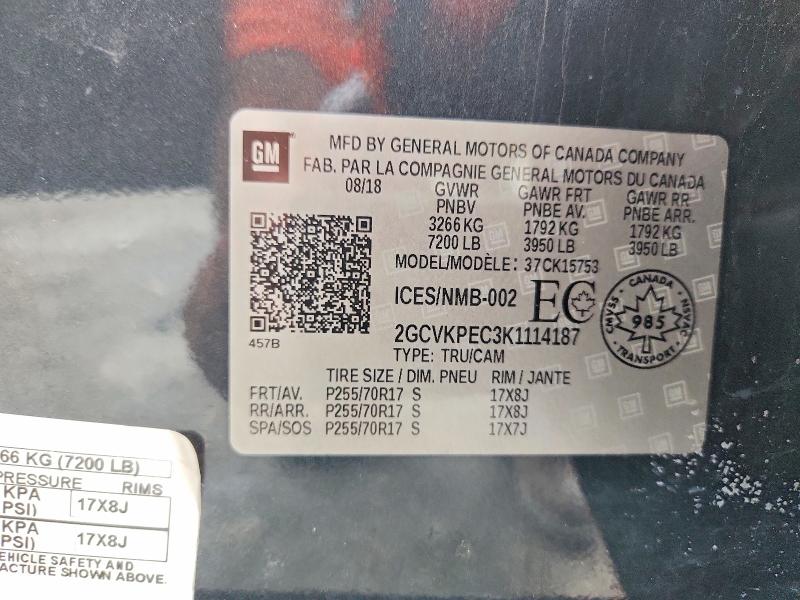 Продажа на аукционе авто 2019 Chevrolet Silverado Ld, vin: 2GCVKPEC3K1114187, номер лота: 66989626