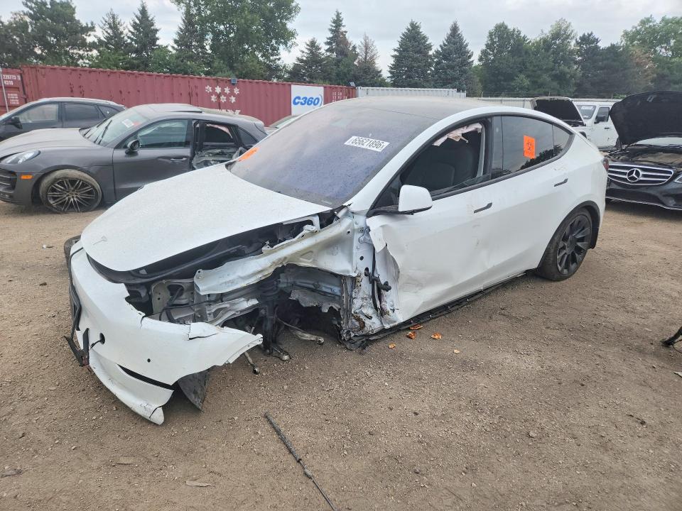 Продаж на аукціоні авто 2021 Tesla Model Y, vin: 5YJYGDEEXMF299949, номер лоту: 65621896