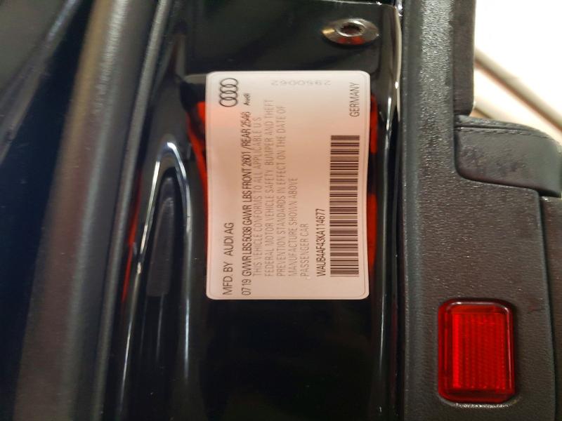 Продаж на аукціоні авто 2019 Audi S4, vin: WAUB4AF43KA114677, номер лоту: 63365586