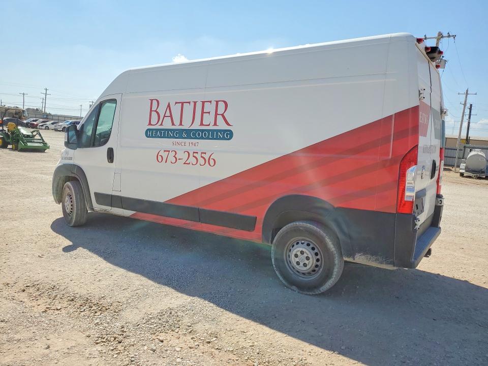 66845606 :رقم المزاد ، 3C6LRVDG3RE100807 vin ، 2024 Ram Promaster 2500 مزاد بيع