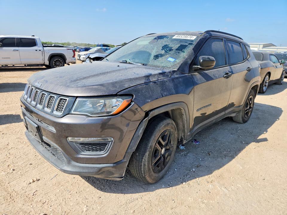 2018 Jeep Compass მანქანა იყიდება აუქციონზე, vin: 3C4NJCABXJT133549, აუქციონის ნომერი: 66528676