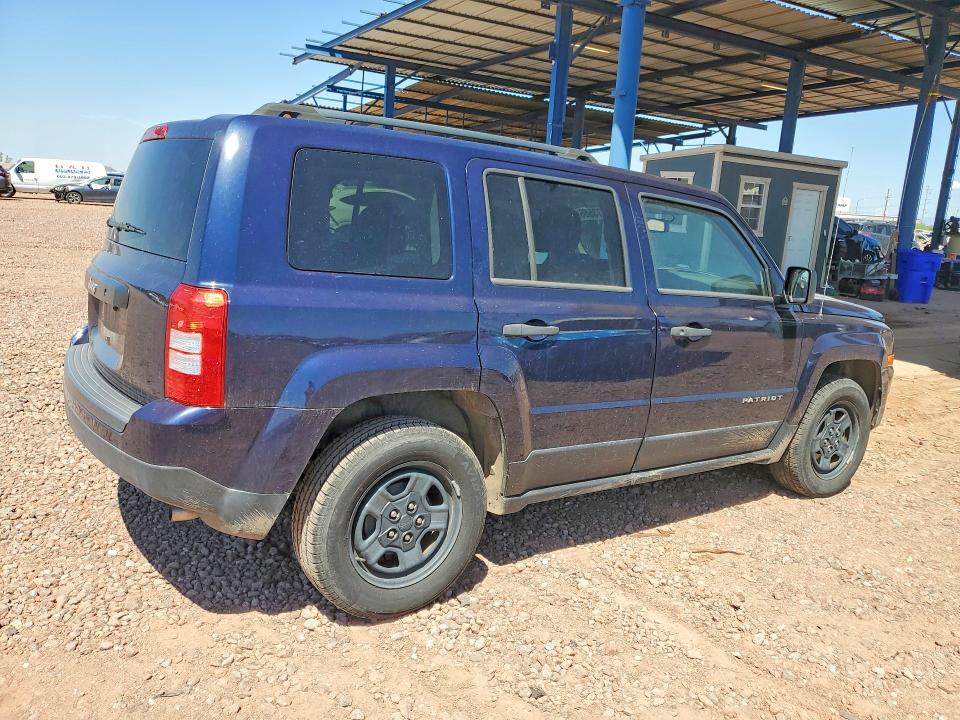 2017 Jeep Patriot მანქანა იყიდება აუქციონზე, vin: 1C4NJPBB9HD172882, აუქციონის ნომერი: 66273566