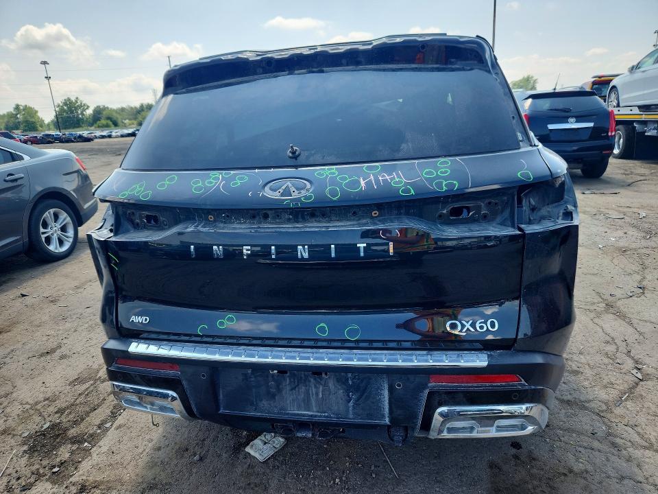 2022 Infiniti Qx60 მანქანა იყიდება აუქციონზე, vin: 5N1DL1HUXNC338514, აუქციონის ნომერი: 64378956