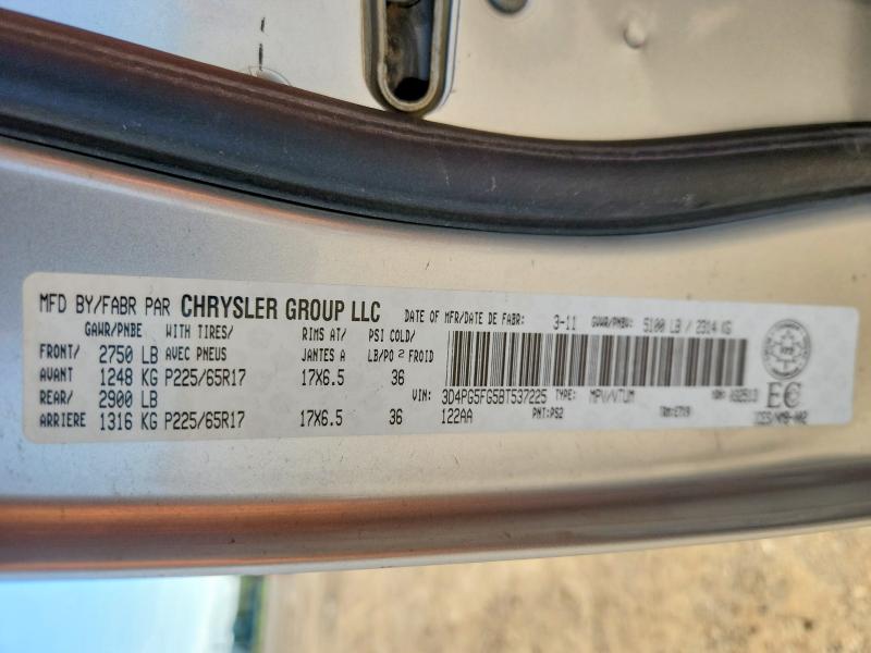 Auction sale of the 2011 Dodge Journey, vin: 3D4PG5FG5BT537225, lot number: 65721346