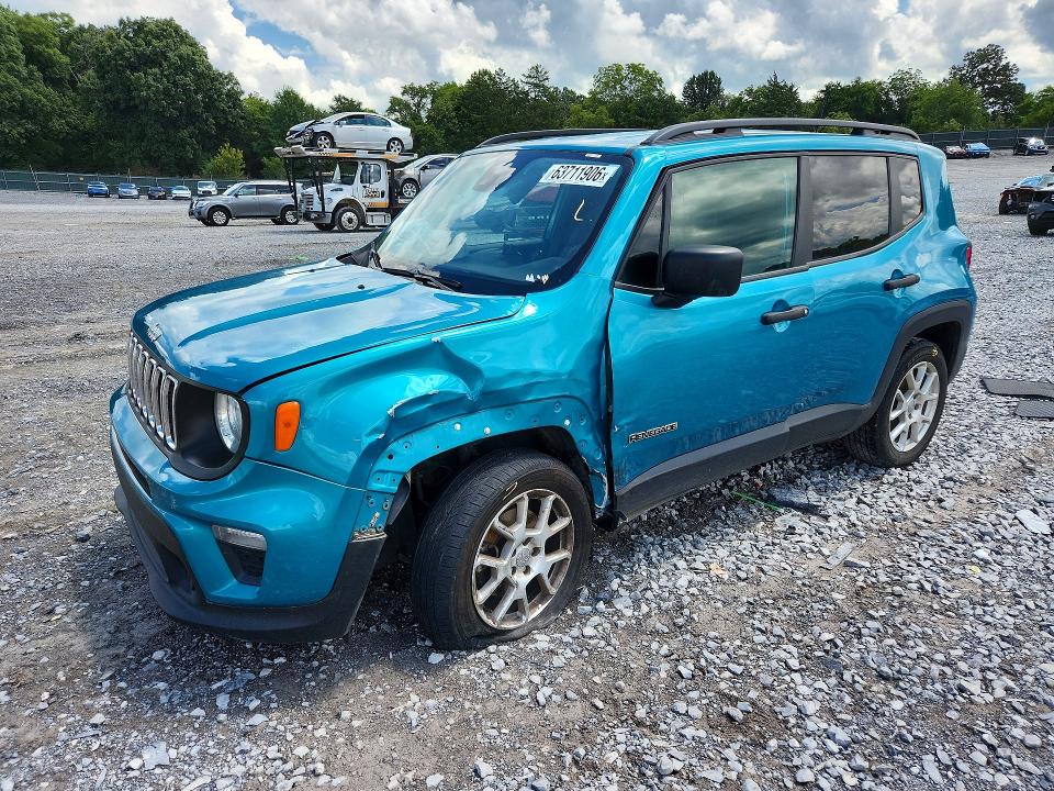 2021 Jeep Renegade მანქანა იყიდება აუქციონზე, vin: ZACNJDAB9MPM32531, აუქციონის ნომერი: 63711906