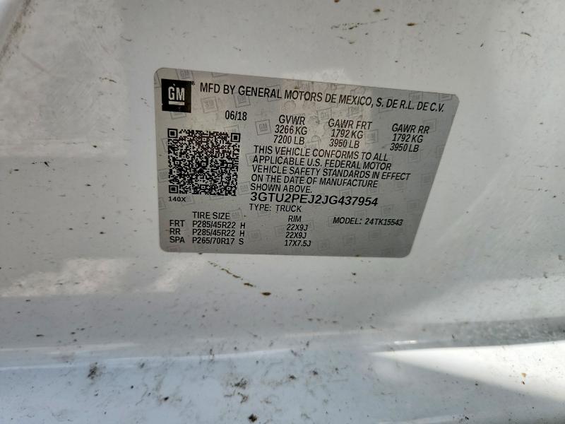 Продажа на аукционе авто 2018 Gmc Sierra, vin: 3GTU2PEJ2JG437954, номер лота: 64813406