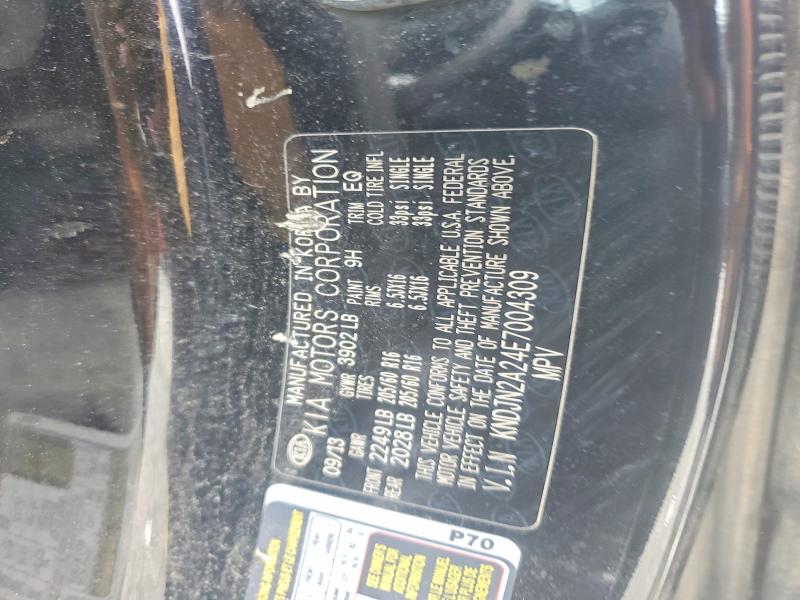 65554096 :رقم المزاد ، KNDJN2A24E7004309 vin ، 2014 Kia Soul مزاد بيع