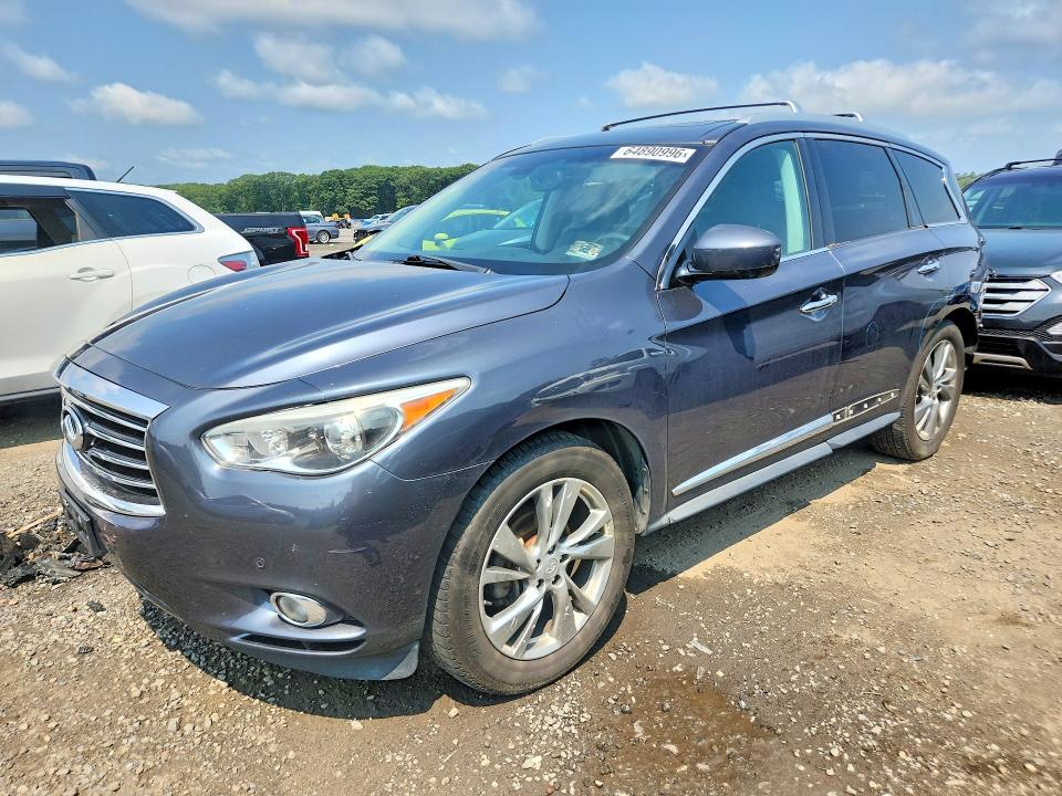 64890996 :رقم المزاد ، 5N1AL0MM6DC347437 vin ، 2013 Infiniti Jx35 مزاد بيع