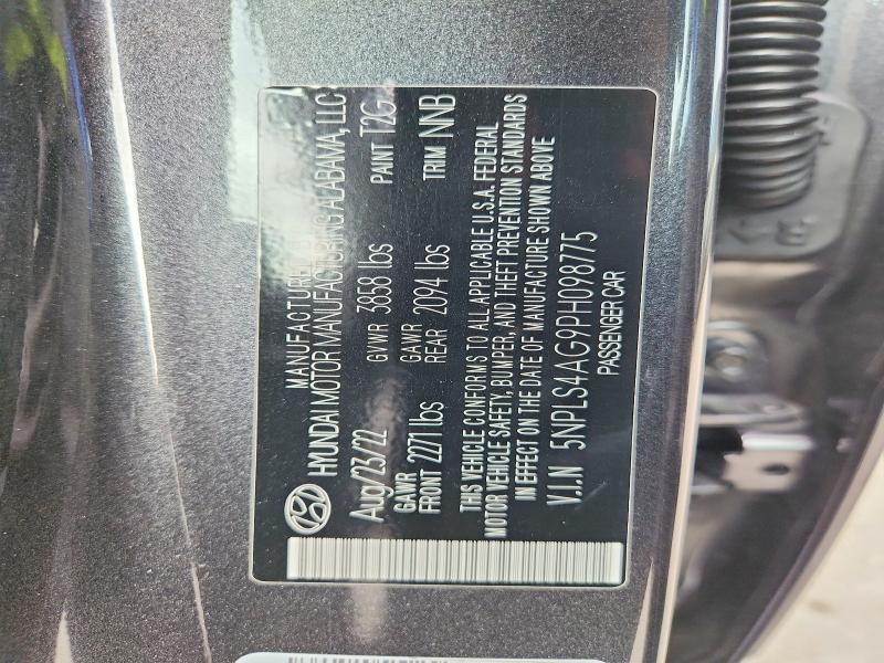 66714766 :رقم المزاد ، 5NPLS4AG9PH098775 vin ، 2023 Hyundai Elantra مزاد بيع
