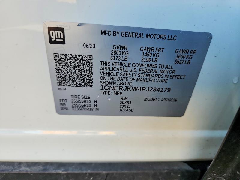 Aukcja sprzedaży 2023 Chevrolet Traverse, vin: 1GNERJKW4PJ284179, numer aukcji: 66215806