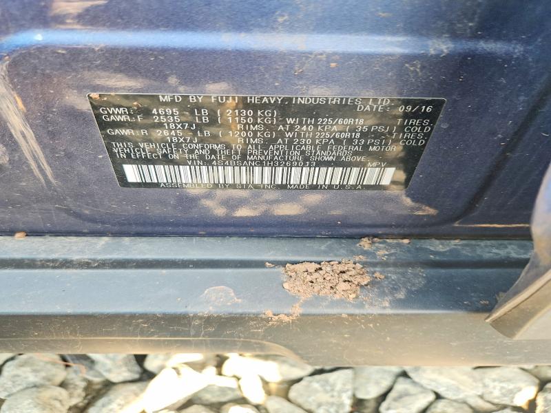Продаж на аукціоні авто 2017 Subaru Outback, vin: 4S4BSANC1H3269013, номер лоту: 67003016