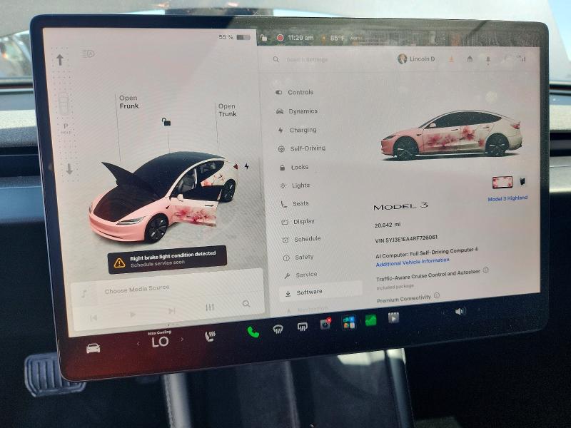Aukcja sprzedaży 2024 Tesla Model 3, vin: 5YJ3E1EA4RF726061, numer aukcji: 64046586