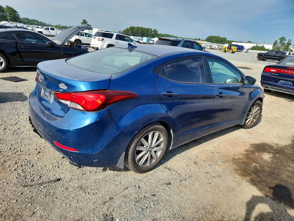 2015 Hyundai Elantra მანქანა იყიდება აუქციონზე, vin: KMHDH4AE5FU278014, აუქციონის ნომერი: 66363056
