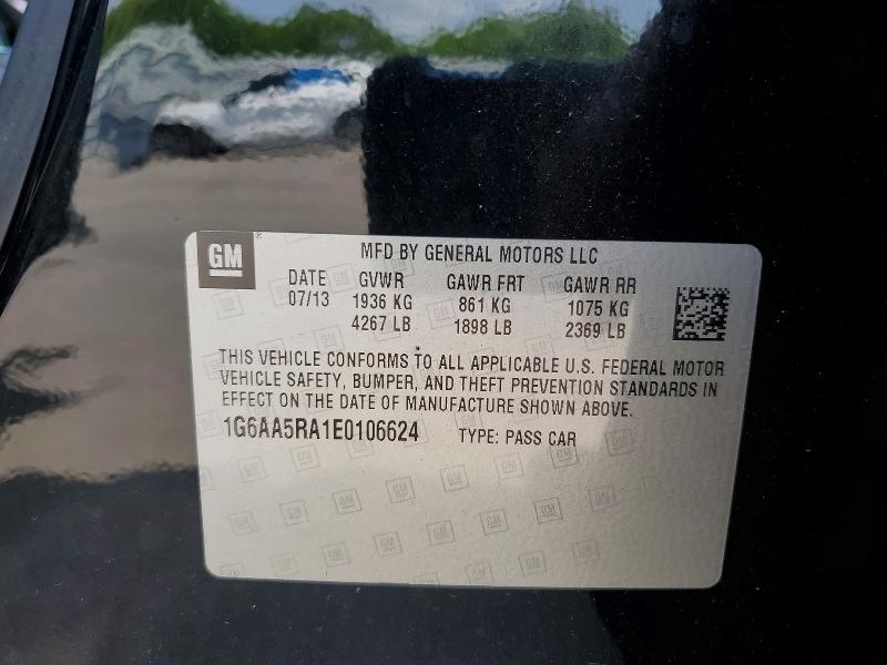 2014 Cadillac Ats მანქანა იყიდება აუქციონზე, vin: 1G6AA5RA1E0106624, აუქციონის ნომერი: 65656936