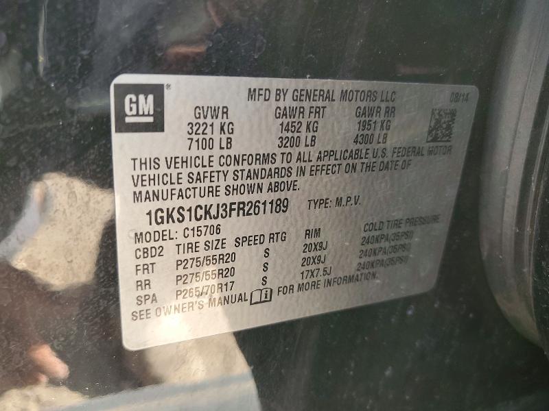 Продаж на аукціоні авто 2015 Gmc Yukon, vin: 1GKS1CKJ3FR261189, номер лоту: 65111836