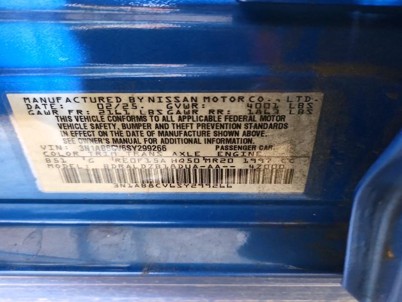 Продаж на аукціоні авто 2025 Nissan Sentra, vin: 3N1AB8CV6SY299266, номер лоту: 65658666