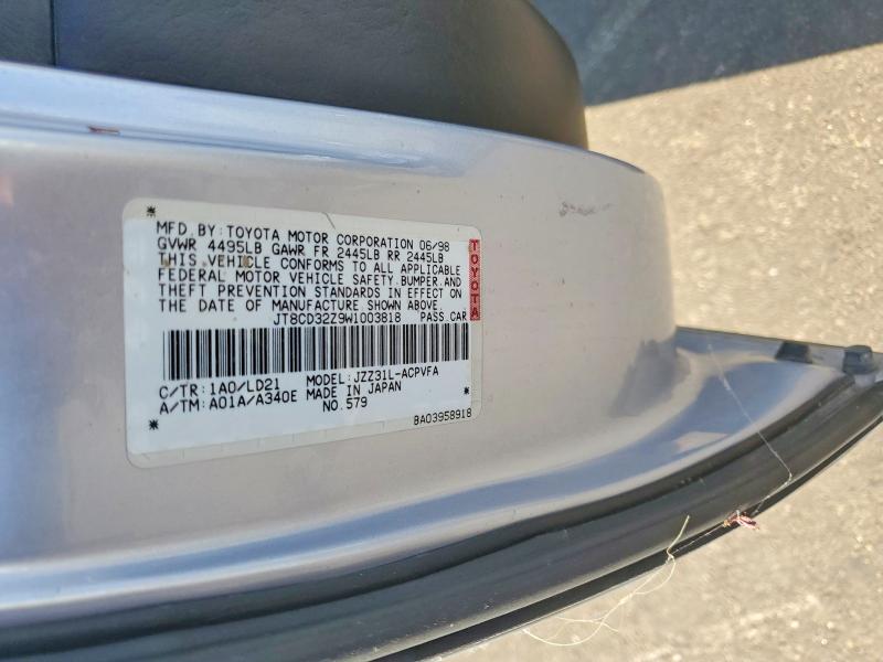 Продаж на аукціоні авто 1998 Lexus Sc, vin: JT8CD32Z9W1003818, номер лоту: 66486086