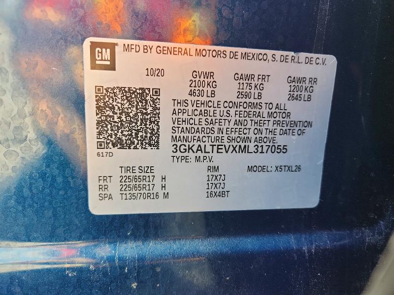 Продаж на аукціоні авто 2021 Gmc Terrain, vin: 3GKALTEVXML317055, номер лоту: 66576276