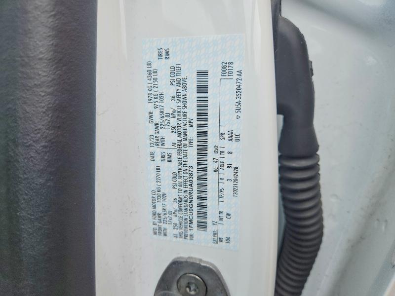 Продажа на аукционе авто 2024 Ford Escape, vin: 1FMCU0GN0RUA03873, номер лота: 65721296