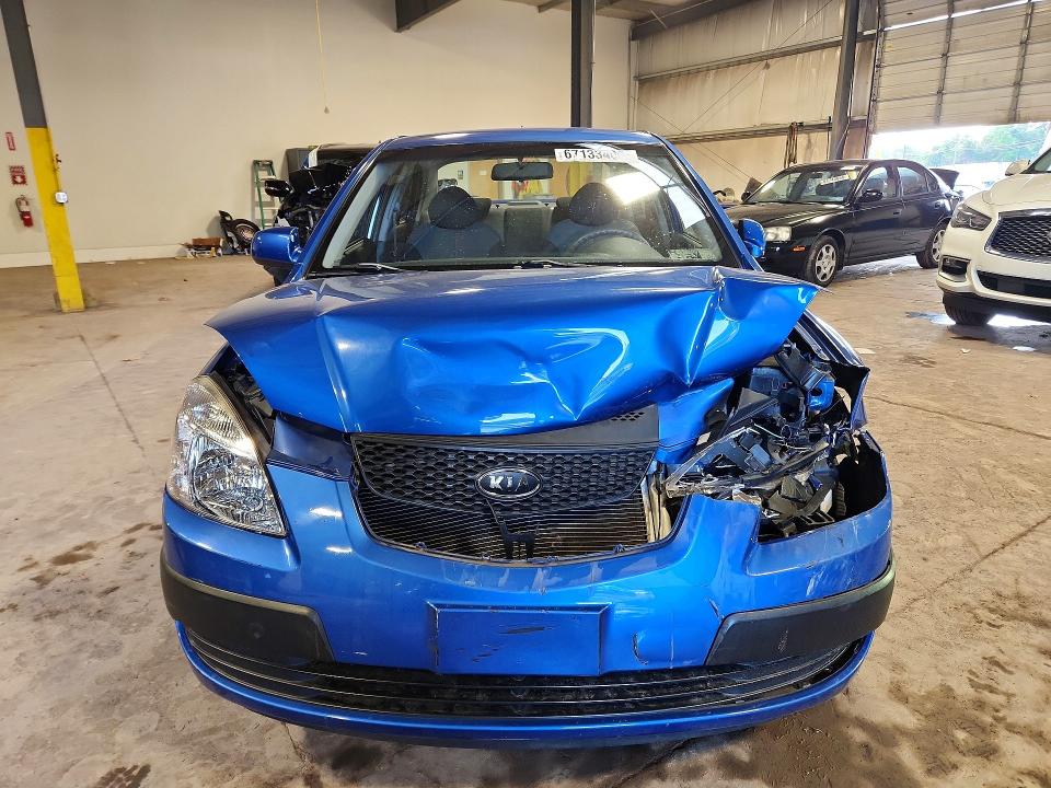 2008 Kia Rio მანქანა იყიდება აუქციონზე, vin: KNADE123786397499, აუქციონის ნომერი: 67133406