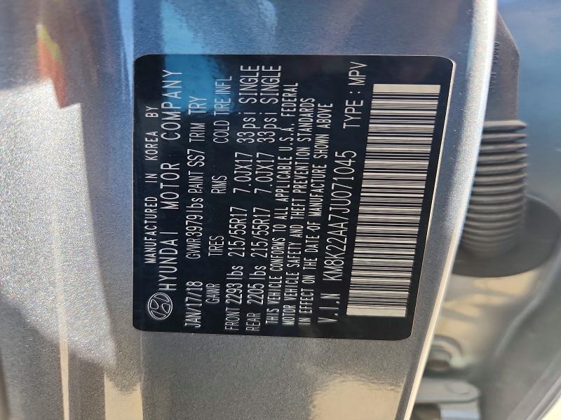Продажа на аукционе авто 2018 Hyundai Kona, vin: KM8K22AA7JU071045, номер лота: 65014706