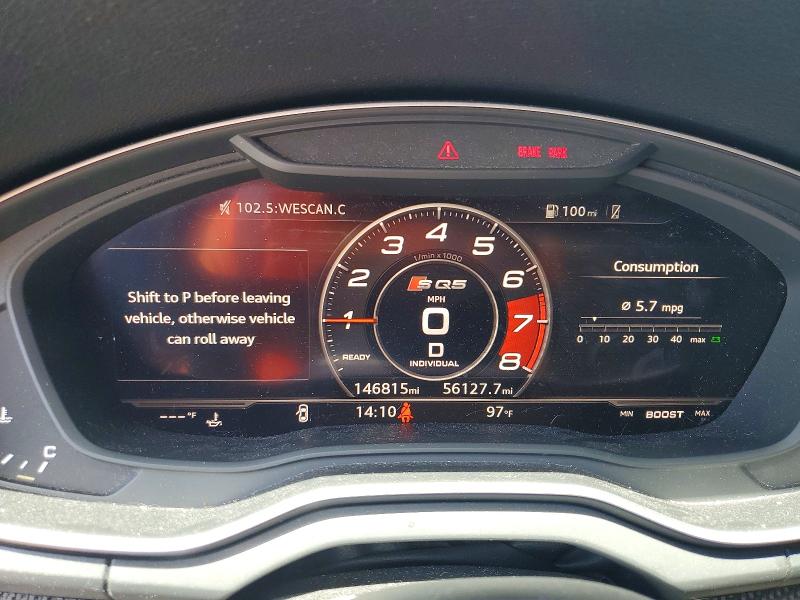 Продаж на аукціоні авто 2018 Audi Sq5, vin: WA1A4AFYXJ2247943, номер лоту: 66897236
