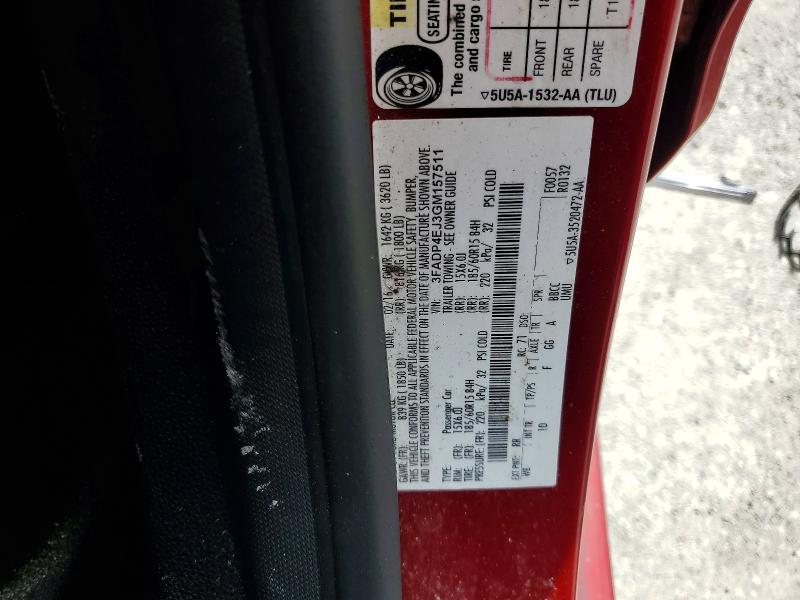 Продажа на аукционе авто 2016 Ford Fiesta, vin: 3FADP4EJ3GM157511, номер лота: 66805346