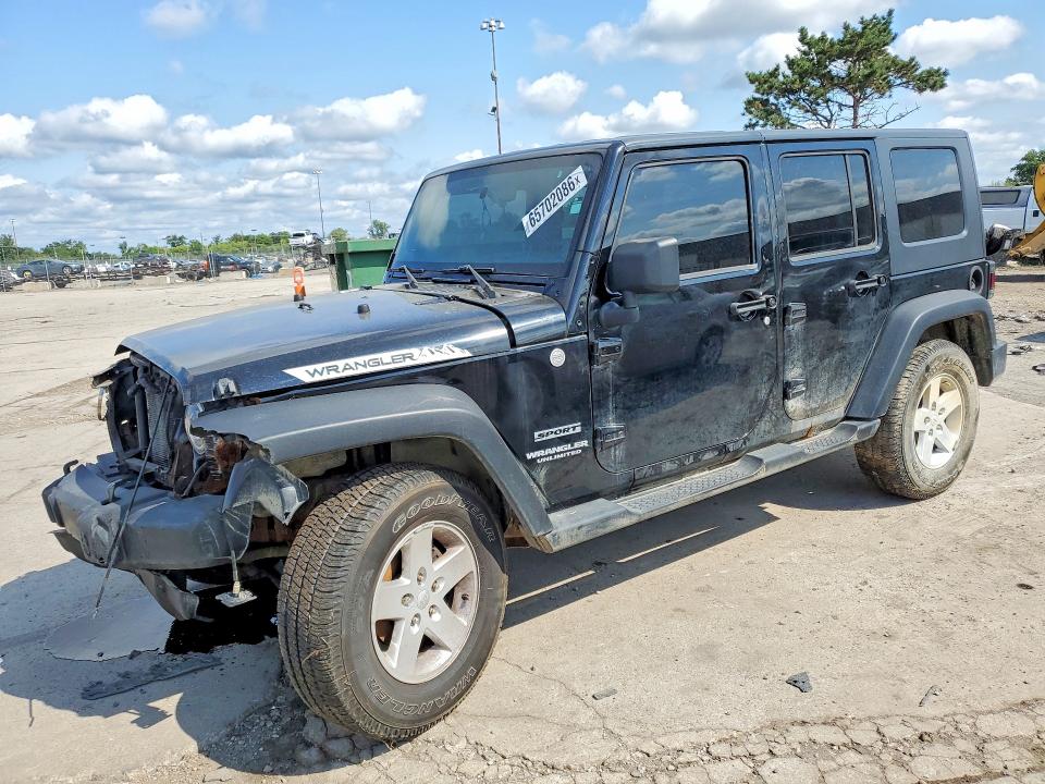2010 Jeep Wrangler Unlimited მანქანა იყიდება აუქციონზე, vin: 1J4BA3H11AL117178, აუქციონის ნომერი: 65702086