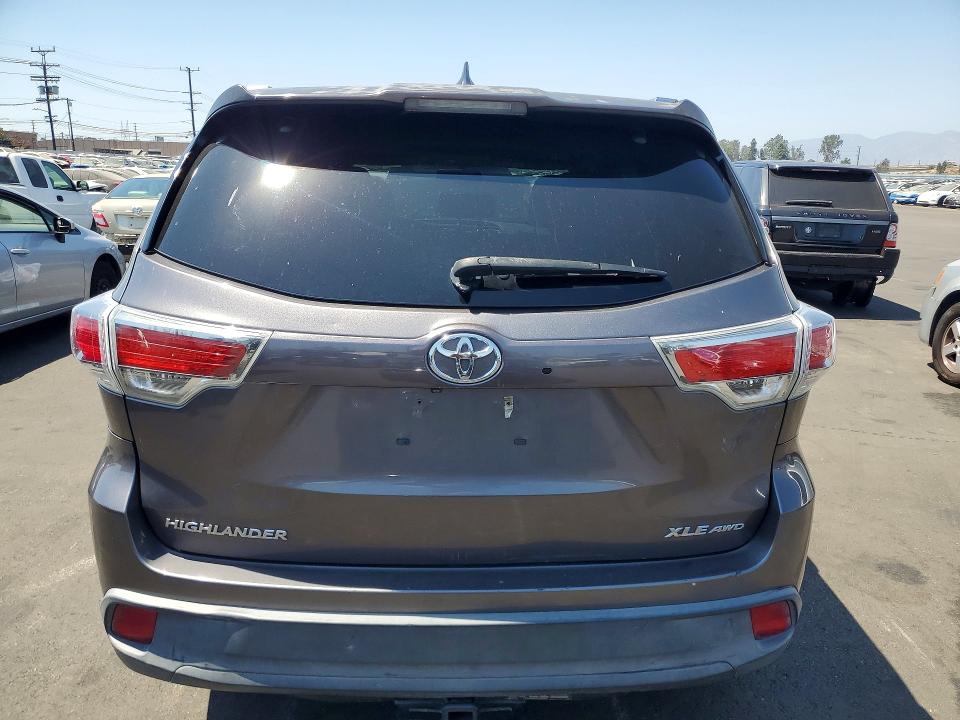 63916896 :رقم المزاد ، 5TDJKRFH6ES018393 vin ، 2014 Toyota Highlander مزاد بيع