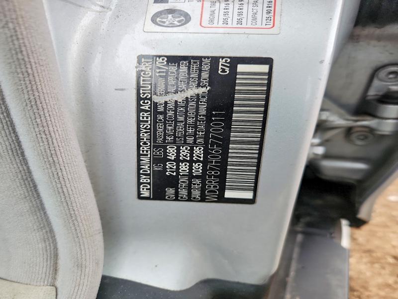 Продаж на аукціоні авто 2006 Mercedes-benz C, vin: WDBRF87H06F770011, номер лоту: 64450196