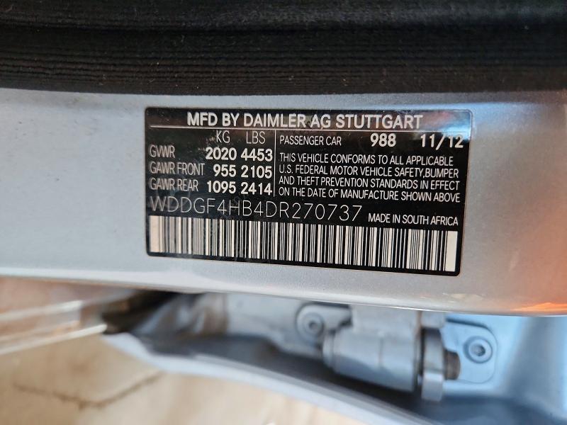 Aukcja sprzedaży 2013 Mercedes-benz C, vin: WDDGF4HB4DR270737, numer aukcji: 66499746
