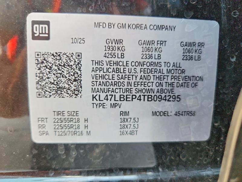 65753866 :رقم المزاد ، KL47LBEP4TB094295 vin ، 2026 Buick Envista مزاد بيع