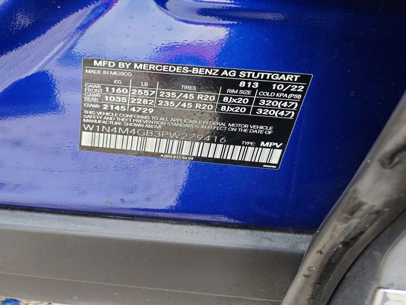 Продаж на аукціоні авто 2023 Mercedes-benz Glb, vin: W1N4M4GB3PW279416, номер лоту: 63577046